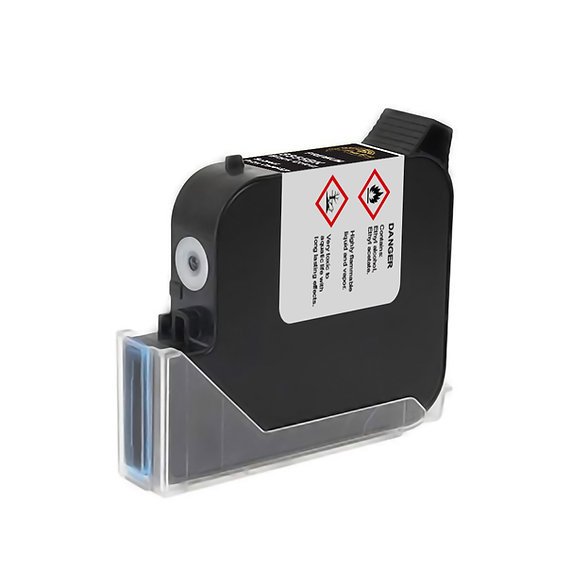 Avant Garde 25.4mm Black Premium Solvent Cartridge for Thermal Inkjet Printer